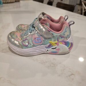 Skechers Light-Up Unicorn Sneakers 12.5